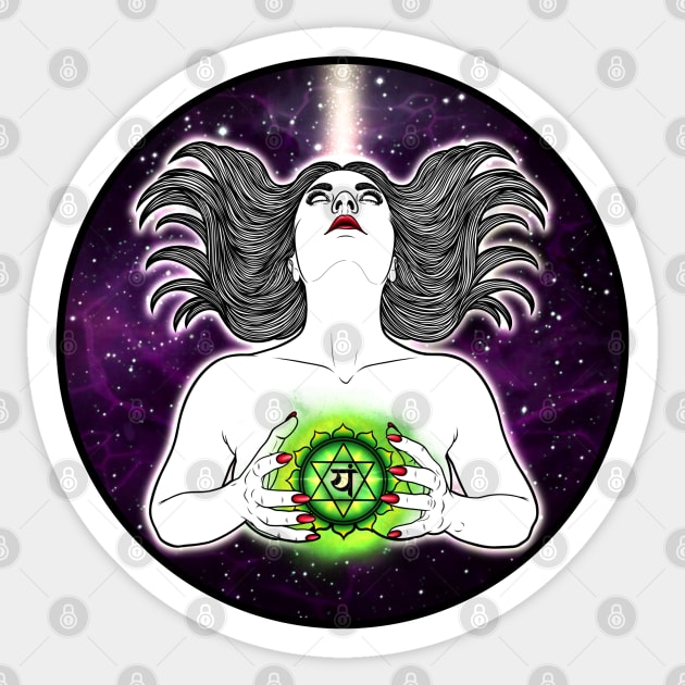 Heart Chakra Sticker by Eleonora